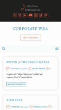 Corporate WDA (screenshot mobile)