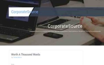 CorporateSource (screenshot desktop)