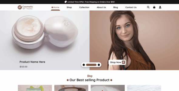 Cosmetics Shop (WordPress)