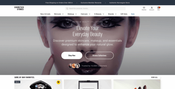 Cosmetics Stores (WordPress)