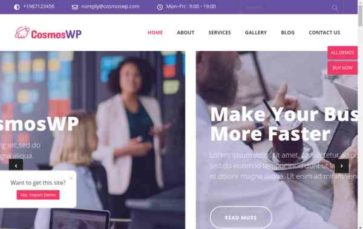 CosmosWP (screenshot desktop)