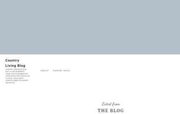 Country Living Blog (screenshot desktop)