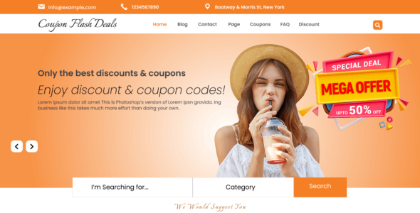 Coupon Flash Deals (WordPress)