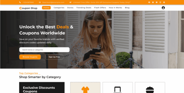 Coupon Shop (WordPress)