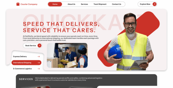 Courier Company (WordPress)