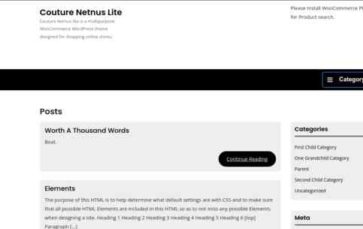 Couture Netnus Lite (screenshot desktop)