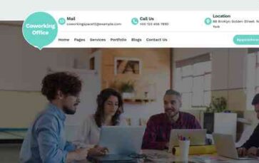 Coworking Office (screenshot desktop)