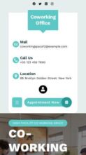 Coworking Office (screenshot mobile)