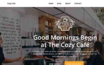Cozy Cafe (screenshot desktop)