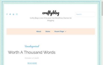 Craftyblog (screenshot desktop)