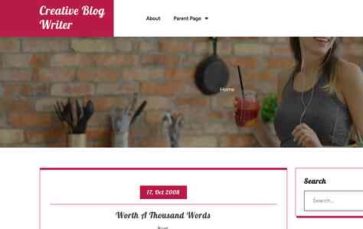 Creative Blog Writer (screenshot desktop)