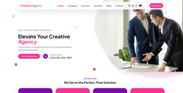 Creative Design Agency (WordPress)