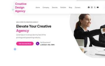 Creative Design Agency (screenshot desktop)