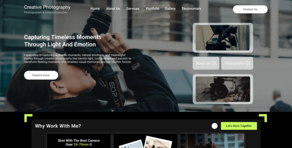 Creative Photography (WordPress)