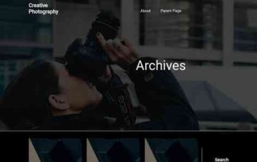 Creative Photography (screenshot desktop)