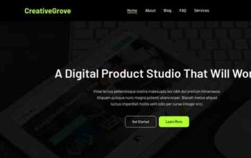 CreativeGrove (screenshot desktop)