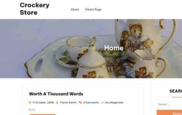 Crockery Store (screenshot desktop)
