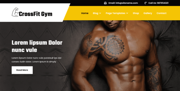 CrossFit Gym (WordPress)