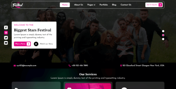 Cultural Festival (WordPress)