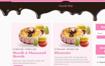 Cupcake Shop (screenshot desktop)