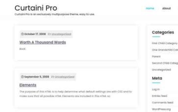 Curtaini Pro (screenshot desktop)