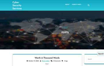 Cyber Security Services (screenshot desktop)