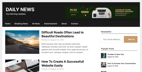 Daily Newspaper (WordPress)