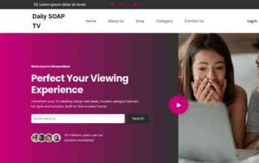 Daily SOAP TV (screenshot desktop)