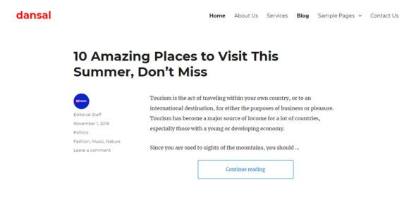 Dansal (WordPress)