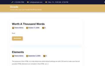Dcode (BeastThemes) (screenshot desktop)