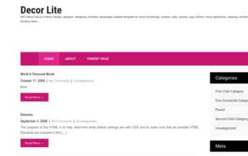 Decor Lite (screenshot desktop)