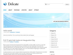 Delicate (Nattywp) (WordPress)