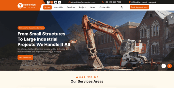 Demolition Contractor (WordPress)