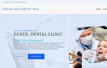 Dental and Dentist WDA (screenshot desktop)