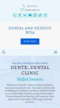 Dental and Dentist WDA (screenshot mobile)