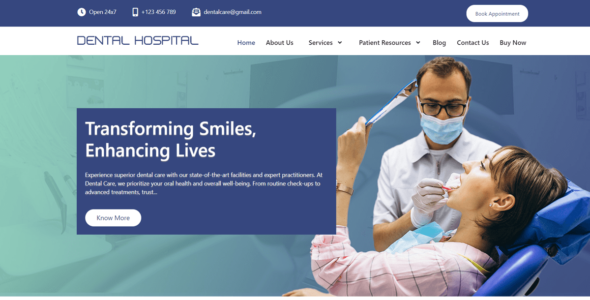 Dental Hospital (WordPress)