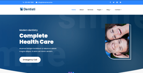Dentisti Clinic (WordPress)