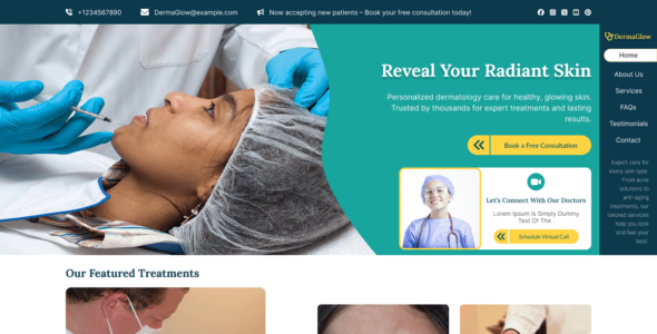 Dermatologist Clinic (WordPress)