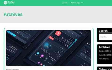 Design Studio (Aster Themes) - (screenshot desktop)