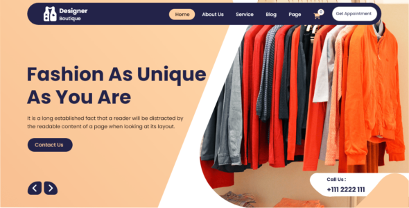 Designer Boutique (WordPress)