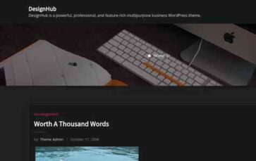 DesignHub (ThemeArile) - (screenshot desktop)