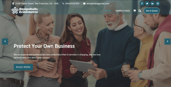 DesignHubs Ecommerce (WordPress)