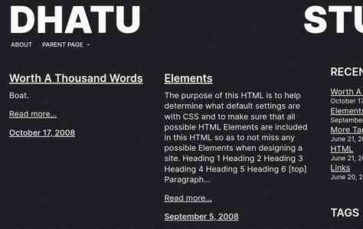 Dhatu (screenshot desktop)