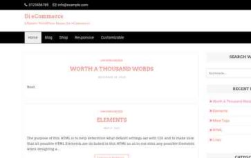 Di ECommerce (screenshot desktop)