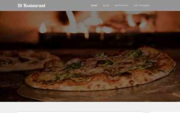 Di Restaurant (screenshot desktop)