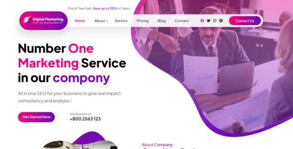 Digital Advertising Agency (WordPress)