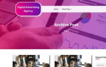 Digital Advertising Agency (screenshot desktop)
