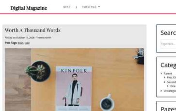 Digital Magazine (screenshot desktop)
