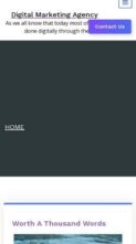 Digital Marketing Agency (screenshot mobile)