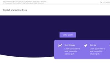 Digital Marketing Blog (screenshot desktop)